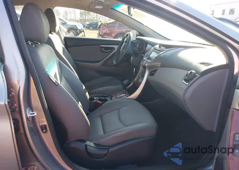 2013 Hyundai Elantra Limited from USA, damaged, VIN KMHDH4AE9DU660012